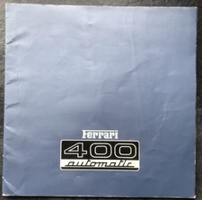 FERRARI 400 automatic BROCHURE