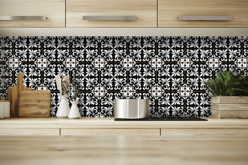 Pack black tile transfer - of, 18