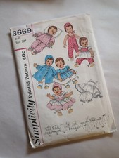 Vtg Simplicity Sewing Pattern