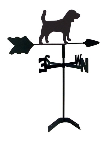 Beagle roof weathervane black - weathervane,