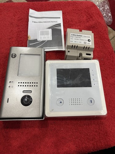 Wire video door intercom - 2-wire,
