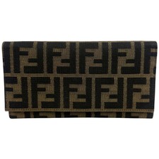 FENDI Zucca Brown Purse Wallet