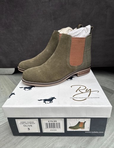Rydale olive green suede - rydale,