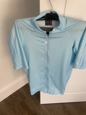 mens Katusha brand lightweight cycling jersey, sky blue size Medium