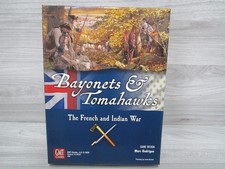 BAYONETS AND TOMAHAWKS THE FRENCH AND INDIAN WAR BOARD GAME GMT
