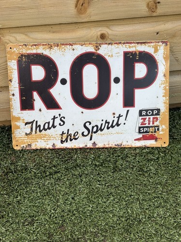 Rop motor oils steel - sign, x