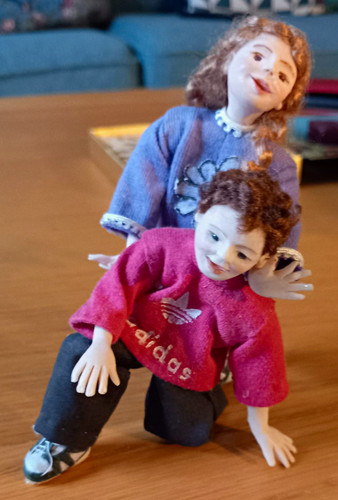 Dolls house doll figures - dolls,