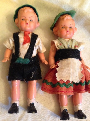 Miniature costume dolls - 2, x