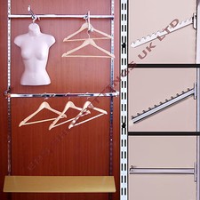 Garment Rail Twin Slot Upright