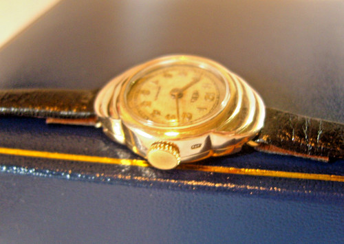 Ladies wrist watch 9ct - watch, rose