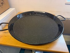Paella pan, enamelled steel. 55cm - 16 portions