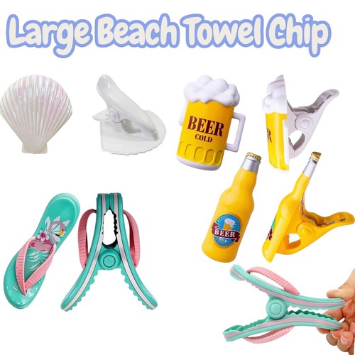 Beach towel clips 2pcs strong - towel,