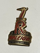 Genuine 70s 80s Raleigh badge Heron bike bicycle retro vintage, gold 