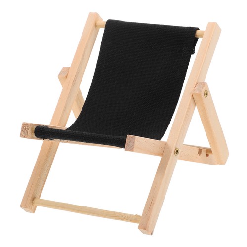 Miniature wooden deck chair - wooden,