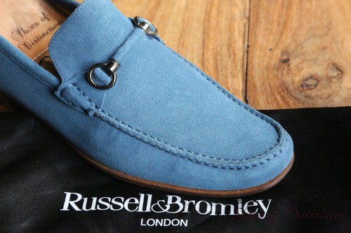 Russell bromley blue suede - bromley,