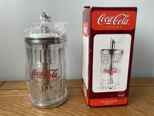 COCA COLA SUGAR SHAKER GLASS -