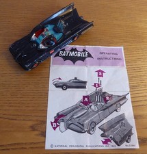 CORGI 267 BATMAN BATMOBILE ORIGINAL 1960s + OPERATING INSTRUCTIONS