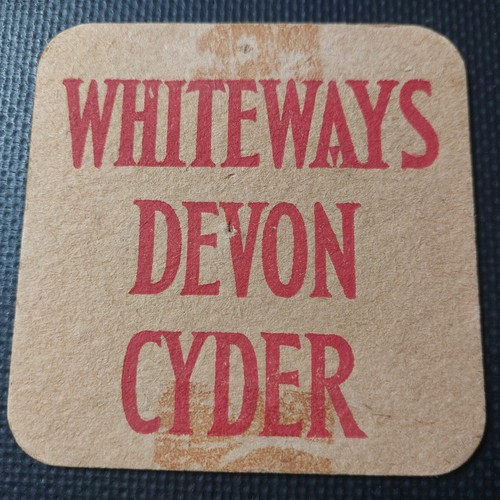 Whiteways cider beer mat - mat, uk