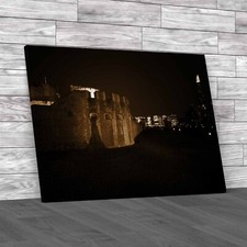 Tower Bridge London Poppies By Paul Cummins Tom Sepia Canvas Print Large