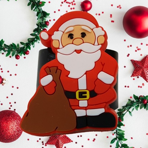 Christmas santa scout woggle - scout, /