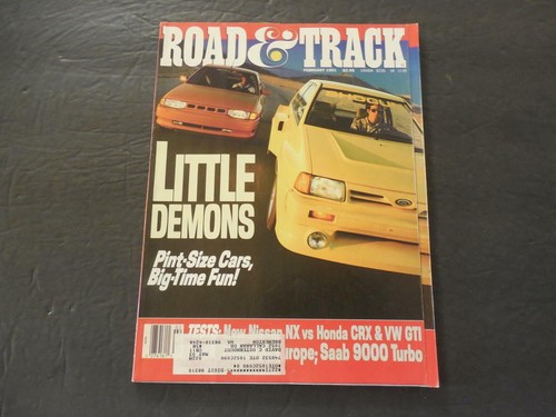 Road track feb - road, 1991