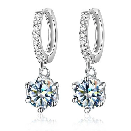1ct hoop earrings - 1ct,