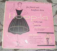 Vintage 1950s hoop petticoat