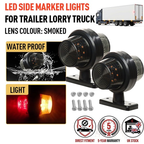 Smoked led side marker lights - side,