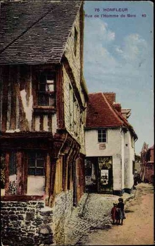 Postcard honfleur calvados - postcard,