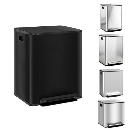 Homcom kitchen double bin - kitchen,