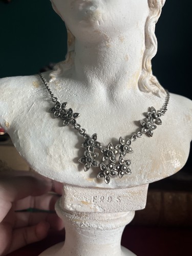 Vintage marcasite floral - vintage,