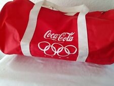 Vintage Coca Cola Olympics 1988 Barrel Sports Bag