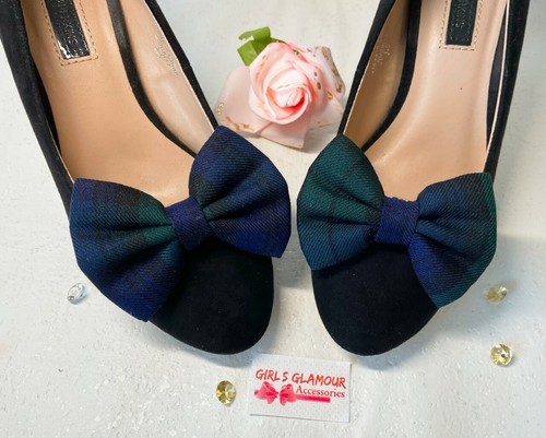 Black watch bow shoes - black,