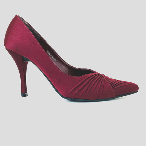 High stiletto heels claret - stiletto, heels.