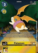 BT18-033 Patamon : Rare Alt Art Box Topper Digimon Card : BT18-19: Special Boost