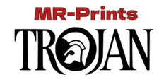 2 X  Sticker Trojan Records