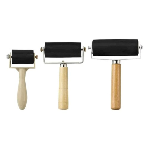 3pc hard rubber roller - 3pc,