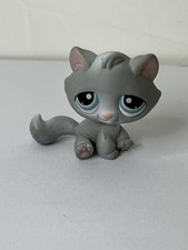 Hasbro 2005 Littlest Pet Shop Grey Tabby Cat #177