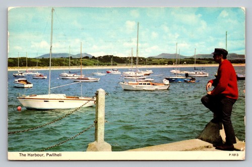 Postcard wales pwllheli - postcard,