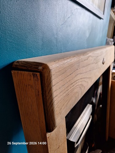 Solid oak fire surround - oak,