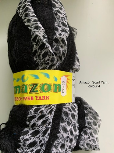 Amazon ribbon web scarf yarn - ribbon,