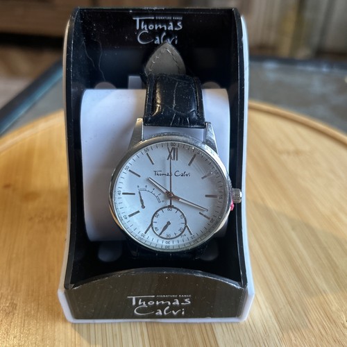 Thomas calvi men watch black - thomas,