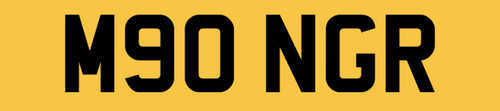 Fish monger van - number, plate