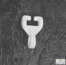 Swish Twinglyde Compatible White Plastic Curtain Track Gliders Hooks