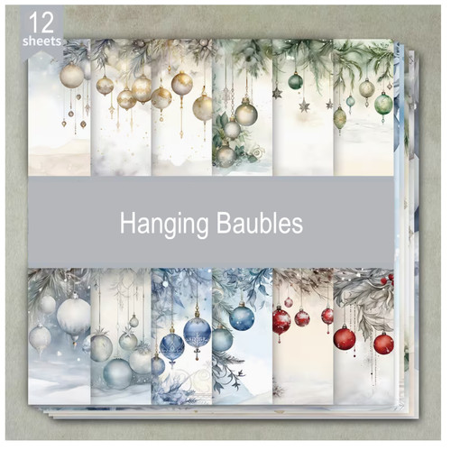 Hanging baubles craft - -, paper