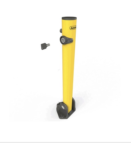 Folding parking post with - folding,