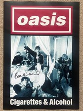Bonehead Oasis hand signed