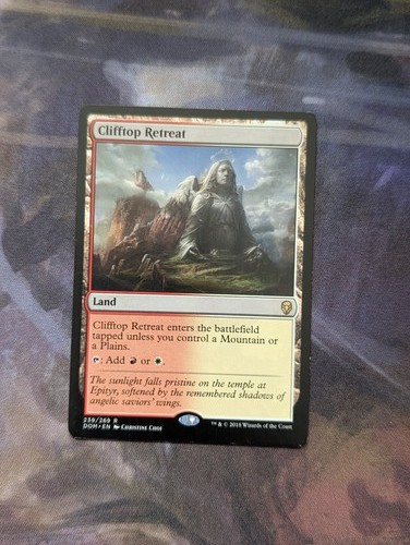 Clifftop retreat mtg dominaria - retreat,
