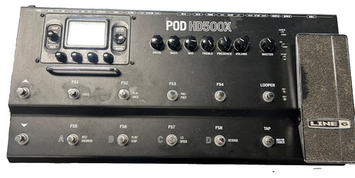 Line pod hd500x guitar - 6,