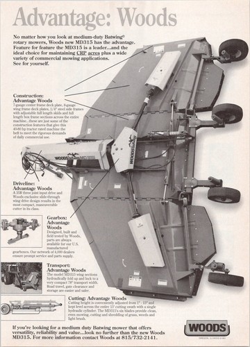 Woods batwing md315 rotary - woods,